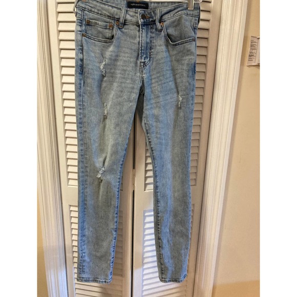 Aeropostale Denim - Aeropostale Lightwash Distressed Skinny Jeans Sz 30/32